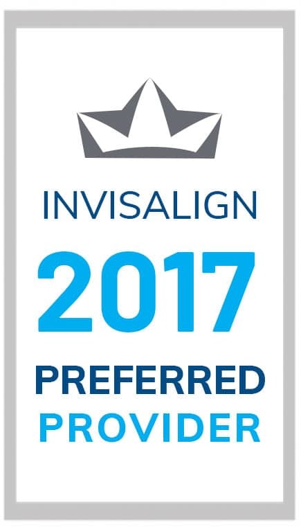 Invisalign 2017 Preferred Provider logo.