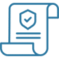 Laptop displaying security shield with checkmark, representing dental data protection and online security.
